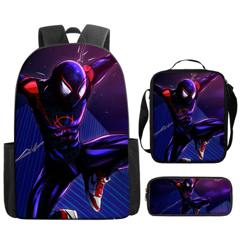 Spider-Man Kids’ School Kit: Backpack, Lunch Bag & Pencil Case