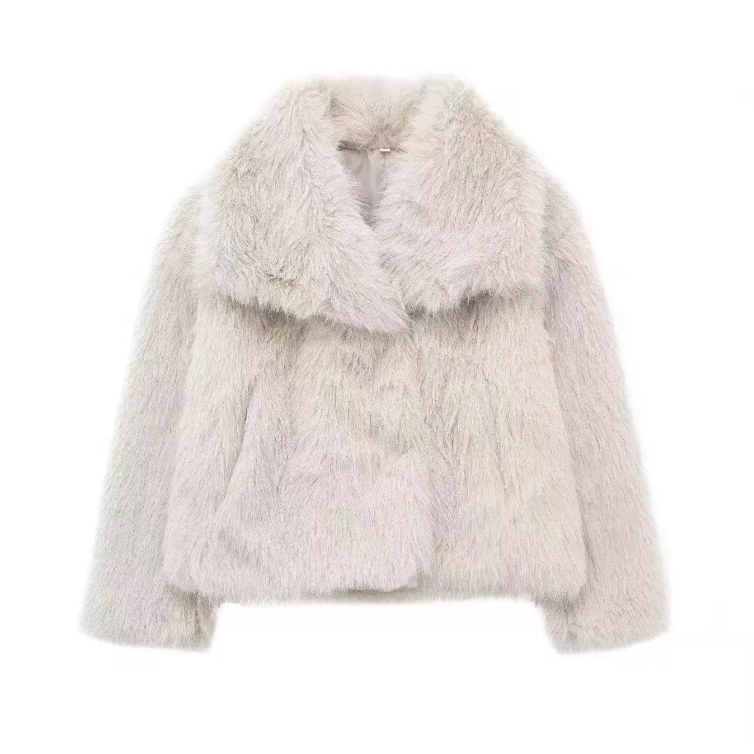 Women's Faux Fur Winter Coat – Soft & Warm
