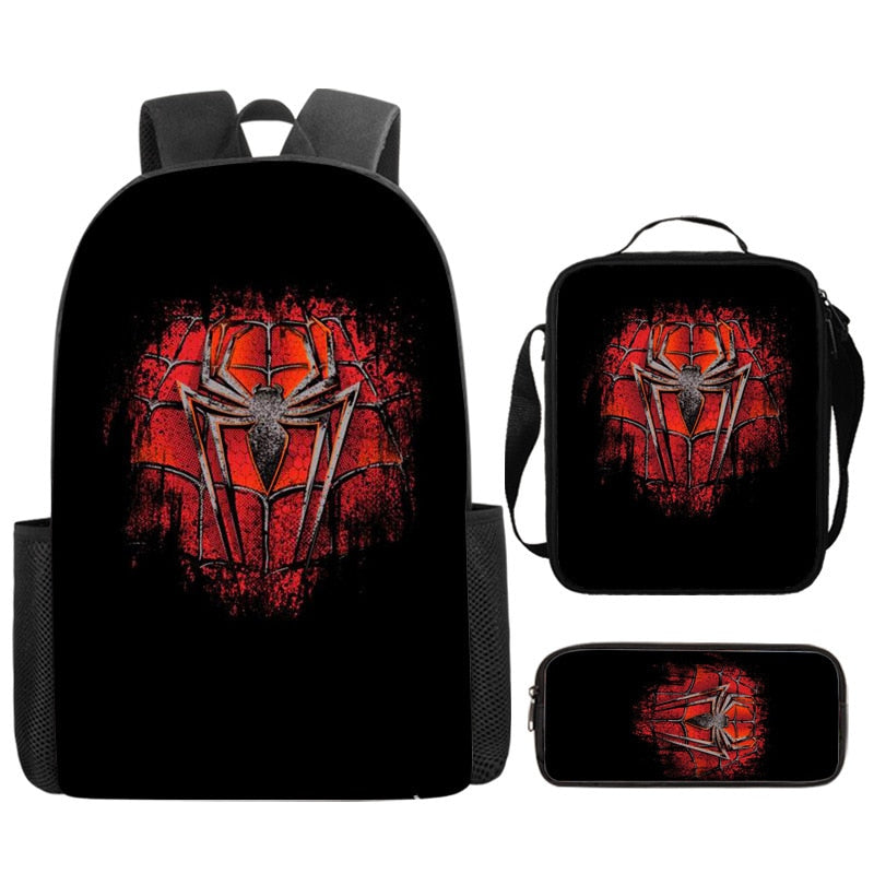 Spider-Man Kids’ School Kit: Backpack, Lunch Bag & Pencil Case