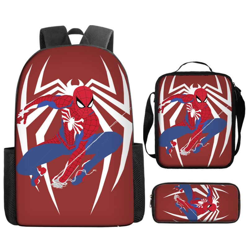 Spider-Man Kids’ School Kit: Backpack, Lunch Bag & Pencil Case