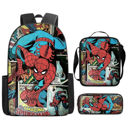 Spider-Man Kids’ School Kit: Backpack, Lunch Bag & Pencil Case