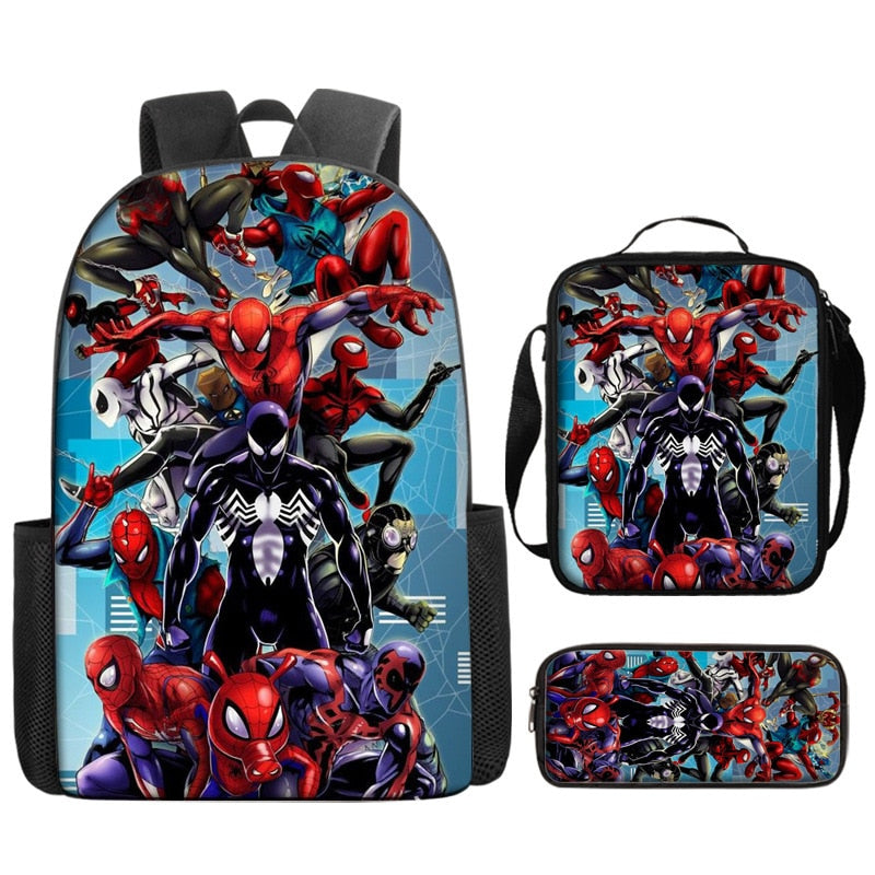 Spider-Man Kids’ School Kit: Backpack, Lunch Bag & Pencil Case