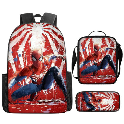 Spider-Man Kids’ School Kit: Backpack, Lunch Bag & Pencil Case