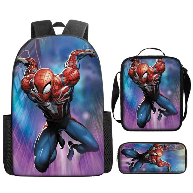 Spider-Man Kids’ School Kit: Backpack, Lunch Bag & Pencil Case