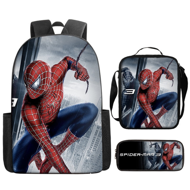 Spider-Man Kids’ School Kit: Backpack, Lunch Bag & Pencil Case
