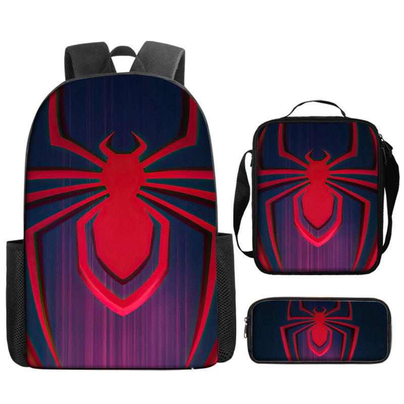 Spider-Man Kids’ School Kit: Backpack, Lunch Bag & Pencil Case