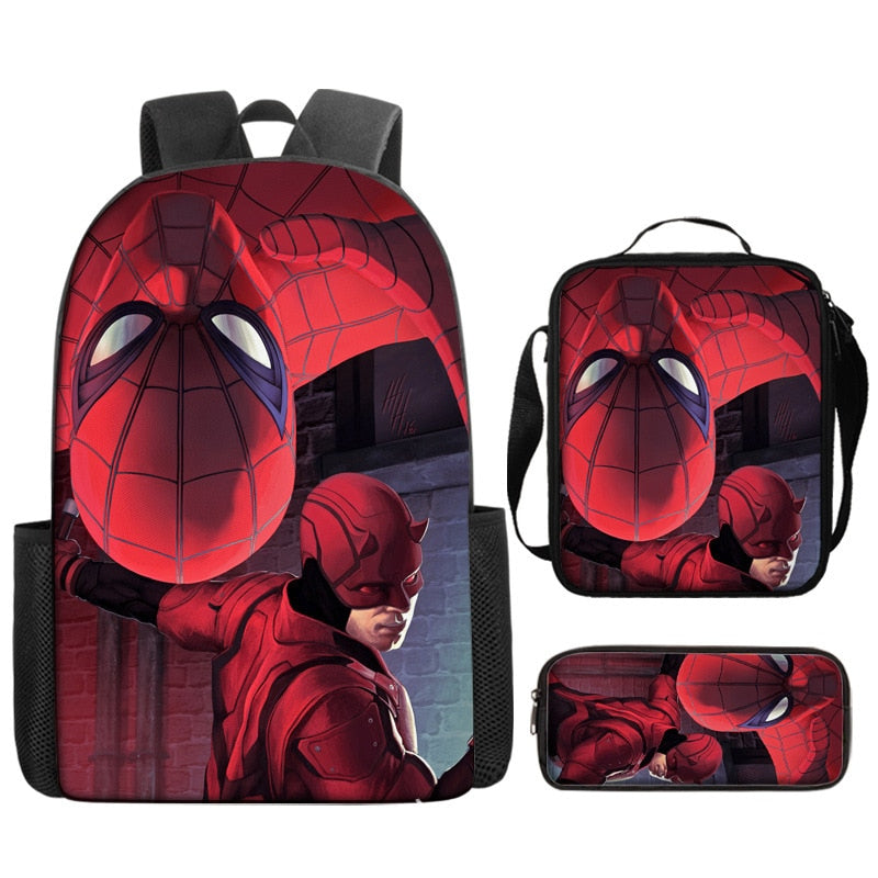 Spider-Man Kids’ School Kit: Backpack, Lunch Bag & Pencil Case