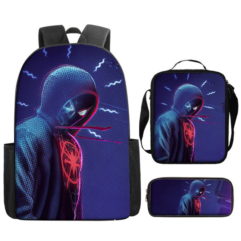 Spider-Man Kids’ School Kit: Backpack, Lunch Bag & Pencil Case