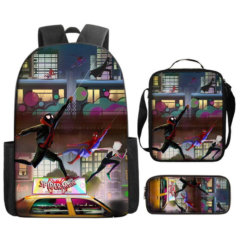 Spider-Man Kids’ School Kit: Backpack, Lunch Bag & Pencil Case