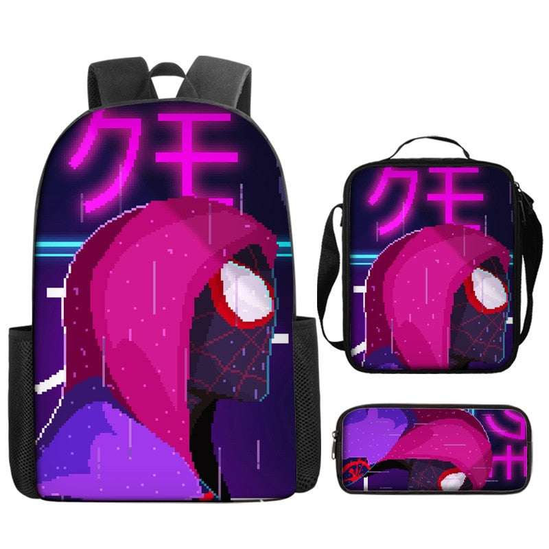 Spider-Man Kids’ School Kit: Backpack, Lunch Bag & Pencil Case