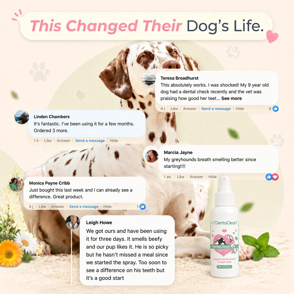 DentaClean™ - The daily oral spray that tackles bacteria at the root