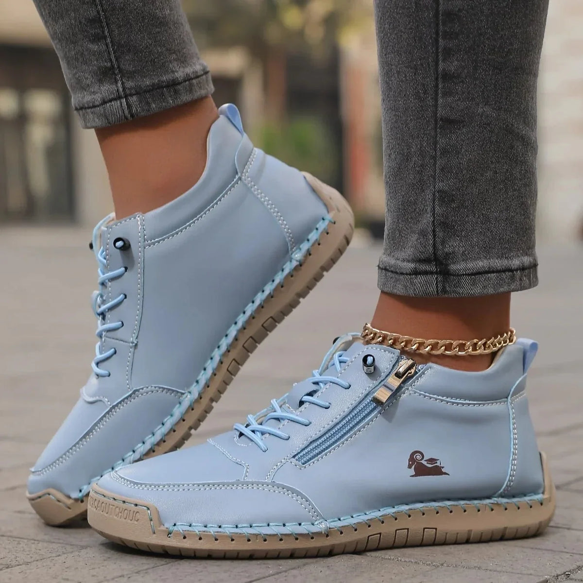 MAEVE - Comfortable Orthopaedic Trainers with Side Zip