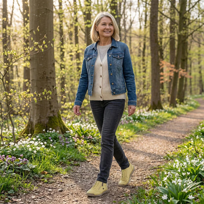 MAEVE - Comfortable Orthopaedic Trainers with Side Zip