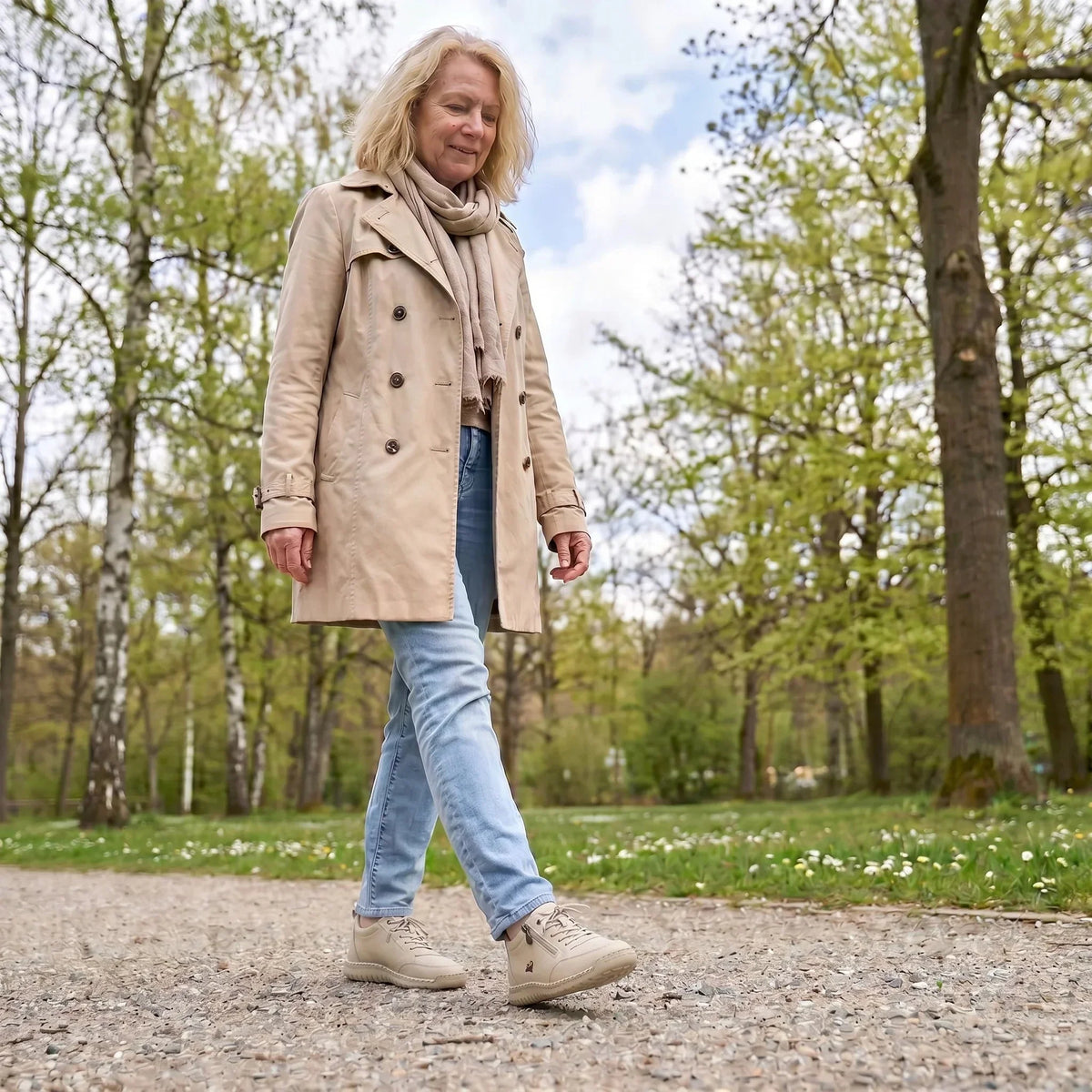 MAEVE - Comfortable Orthopaedic Trainers with Side Zip