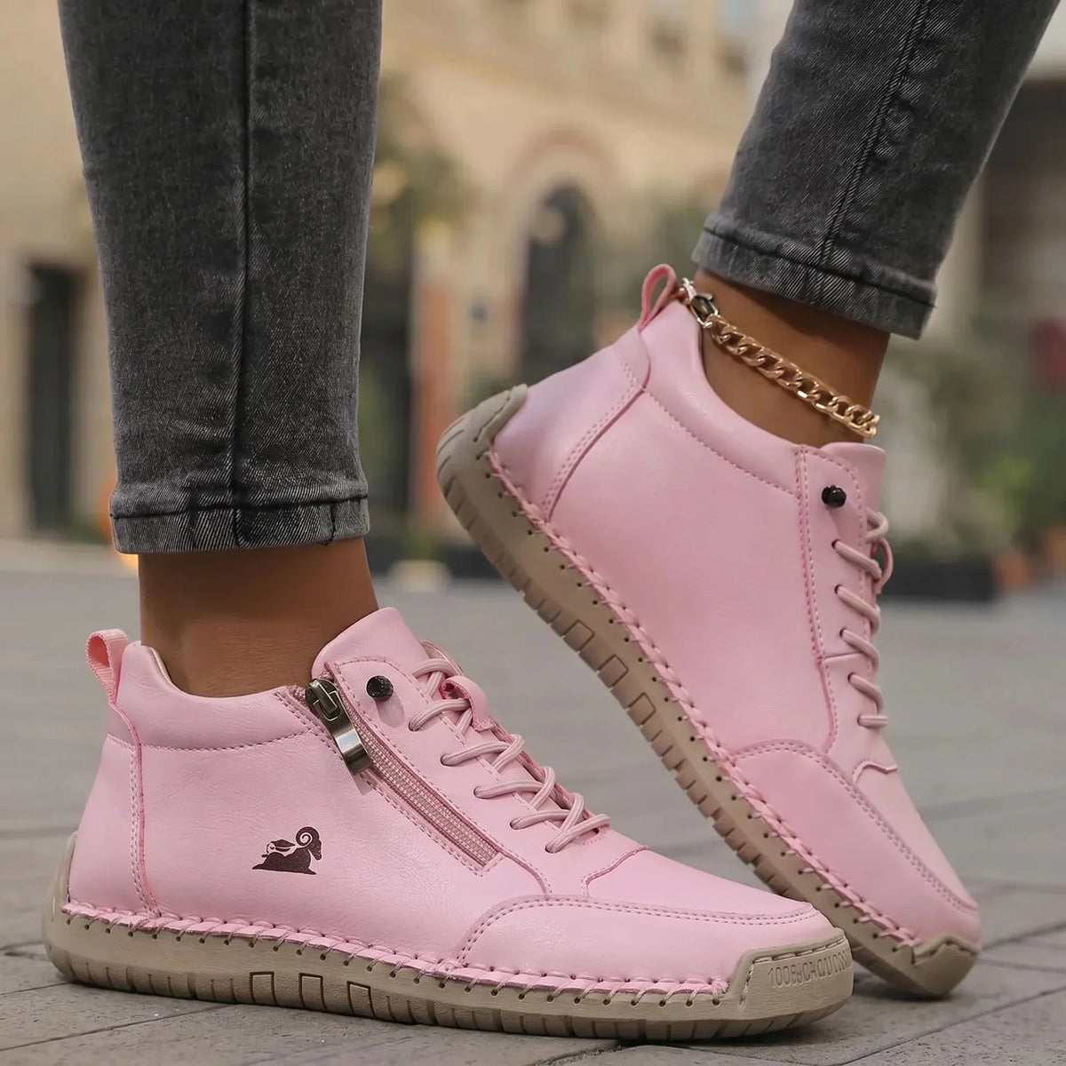 MAEVE - Comfortable Orthopaedic Trainers with Side Zip
